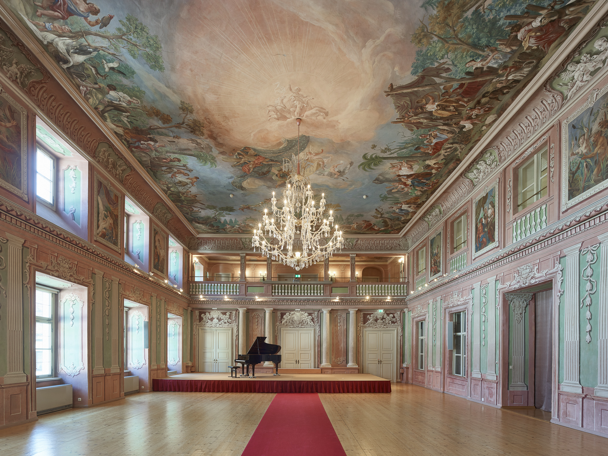 Saal im Schloss Zell an der Pram, © Kurt Hörbst